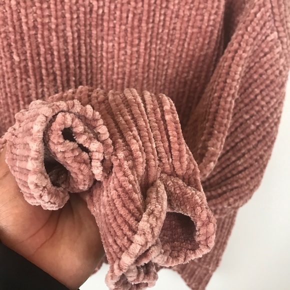 ZARA KNIT LONG SLEEVE SWEATER SIZE M - Picture 3 of 6